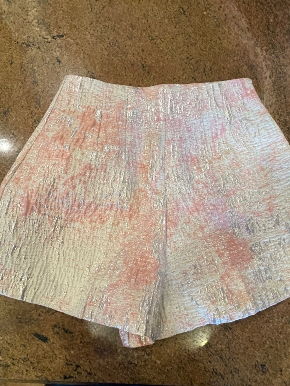 NEW! Asos Design Pink Silver Metallic Double Breasted Blazer and Shorts Set 2 - Picture 9 of 14